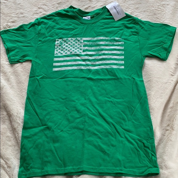 St Patty’s American Clover Tee - Picture 1 of 4